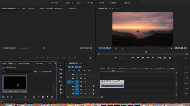 Adobe Premiere Pro CC 2017: Add Particle Effect