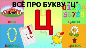 Алфавит Буква Ц + как писать + слова на Ц + #развивающиймультик #ТатьянаБокова #Алфавитныймультик
