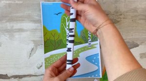 ОБЪЕМНАЯ АППЛИКАЦИЯ из БУМАГИ/ ПОДЕЛКИ с ДЕТЬМИ своими руками/ Весенние поделки / DIY Paper flowers