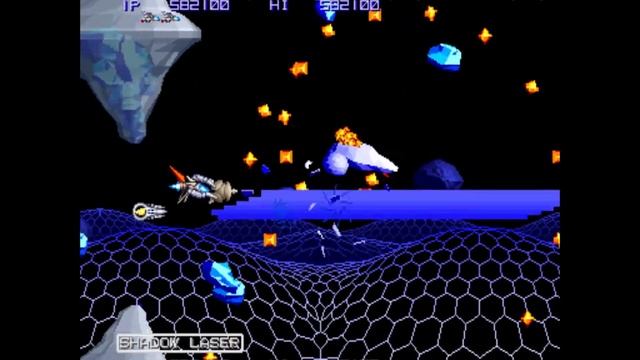 Xexex (ゼクセクス). [Arcade - Konami]. (1991).  1CC. 60Fps.