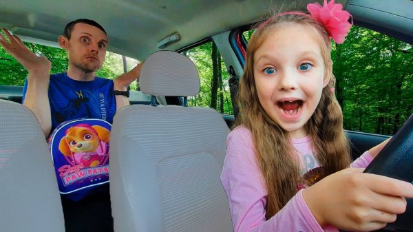 Лиза с папой и их забавные истории / Папа идет в школу