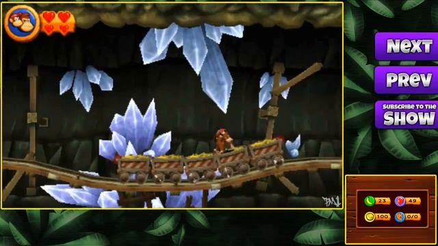 Donkey Kong Country Returns 3D - 4-B The Mole Train смотреть онлайн