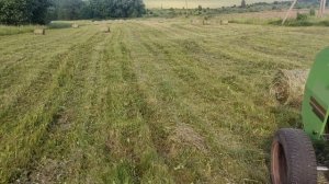 Полевые испытания пресс-подборщика YK870 с двигателем Lifan KP420E 18 л.с..