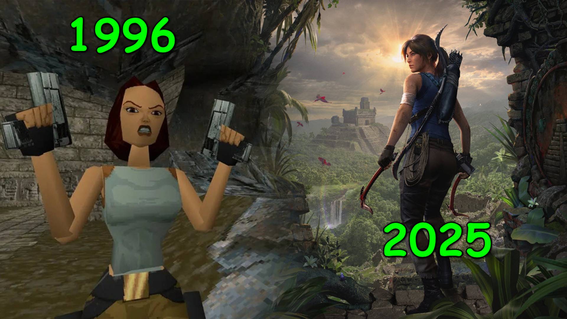 Эволюция игр Tomb Raider и Lara Croft 1996 - 2025