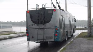 Троллейбус ВМЗ-5298.01 «Авангард»-4142. Покатушки по Барнаулу.