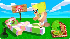 😓 ЛЕСКУ ОТРАВИЛИ В МАЙНКРАФТ! НУБИК