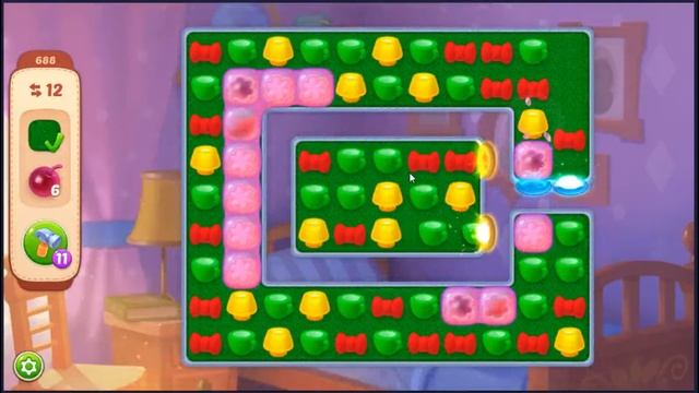 Homescapes Level 688 - NO BOOSTERS 🏠 | SKILLGAMING ✔️