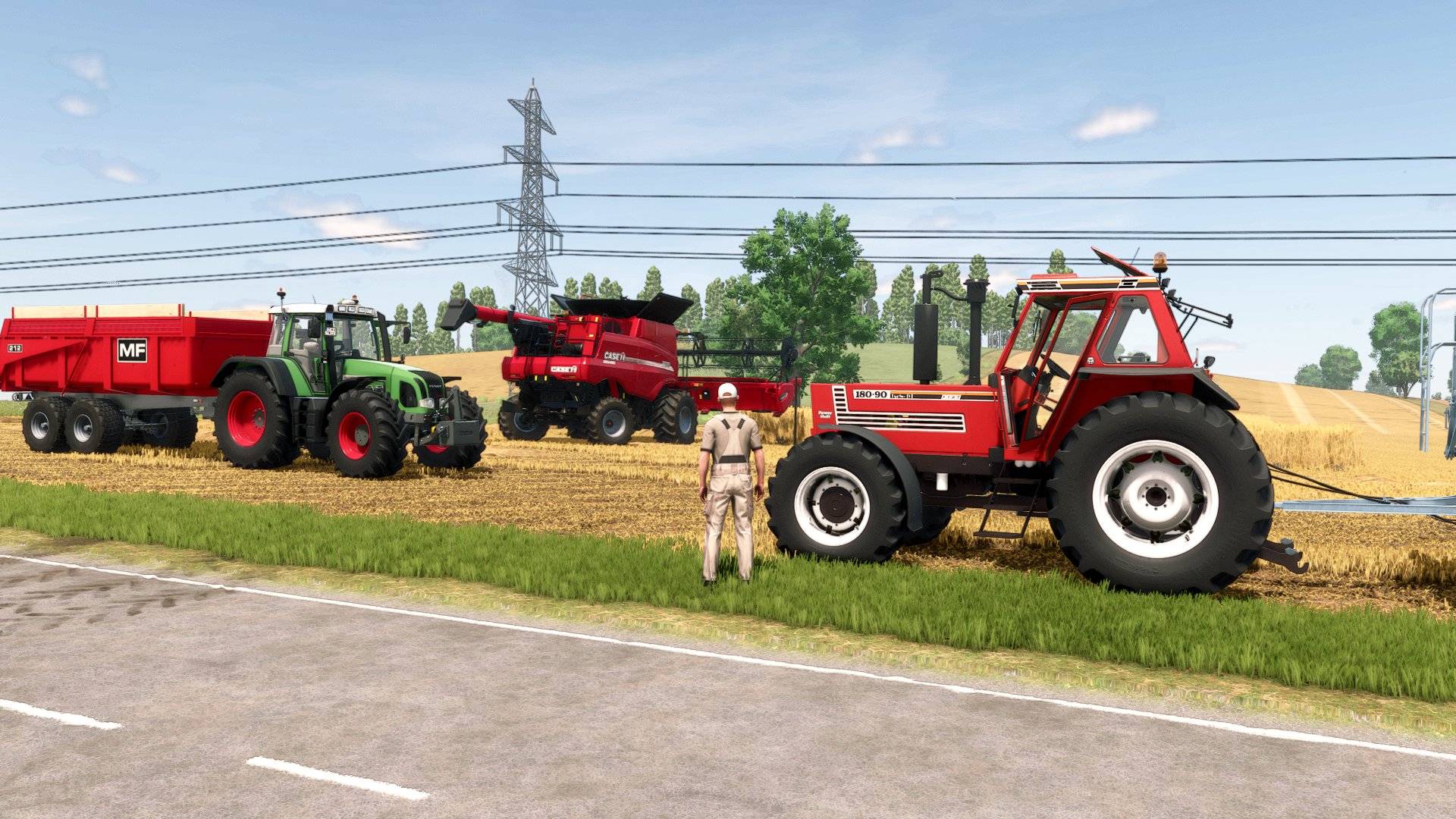 Farming Simulator 25 / Карта Polanki / Уборка овса Case 7150, FENDT 926, Fiatagri 180-90 смотреть онлайн