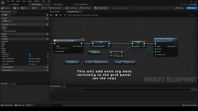 Create a Visual Novel from Scratch in Unreal Engine 5 - #025 - Generate Log Data смотреть онлайн