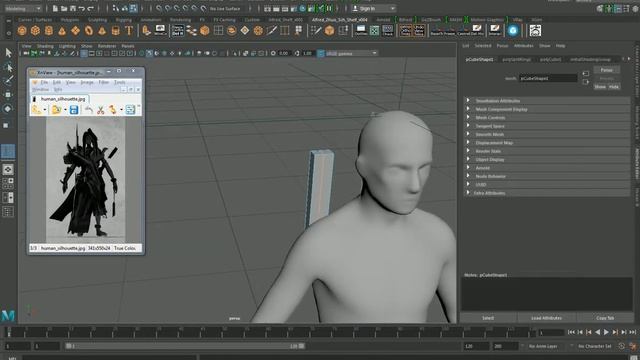 Zbrush character digital sculpt - 03 - Basic shapes in maya, GoZ to Zbrush смотреть онлайн