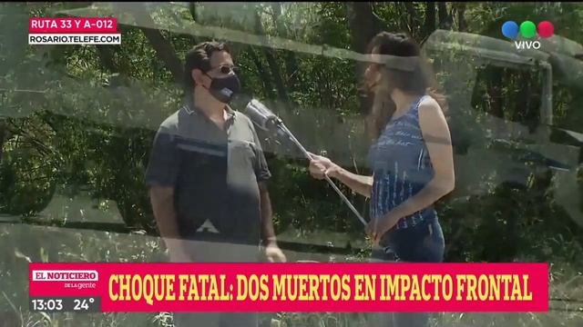 AO12 y Ruta 33 choque fatal de frente - Telefe Rosario смотреть онлайн
