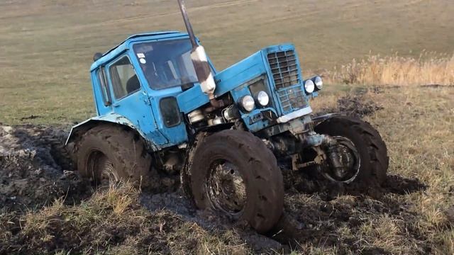 ТРАКТОР МТЗ 82 Тоже Не Смог Проехать И Застрял смотреть онлайн