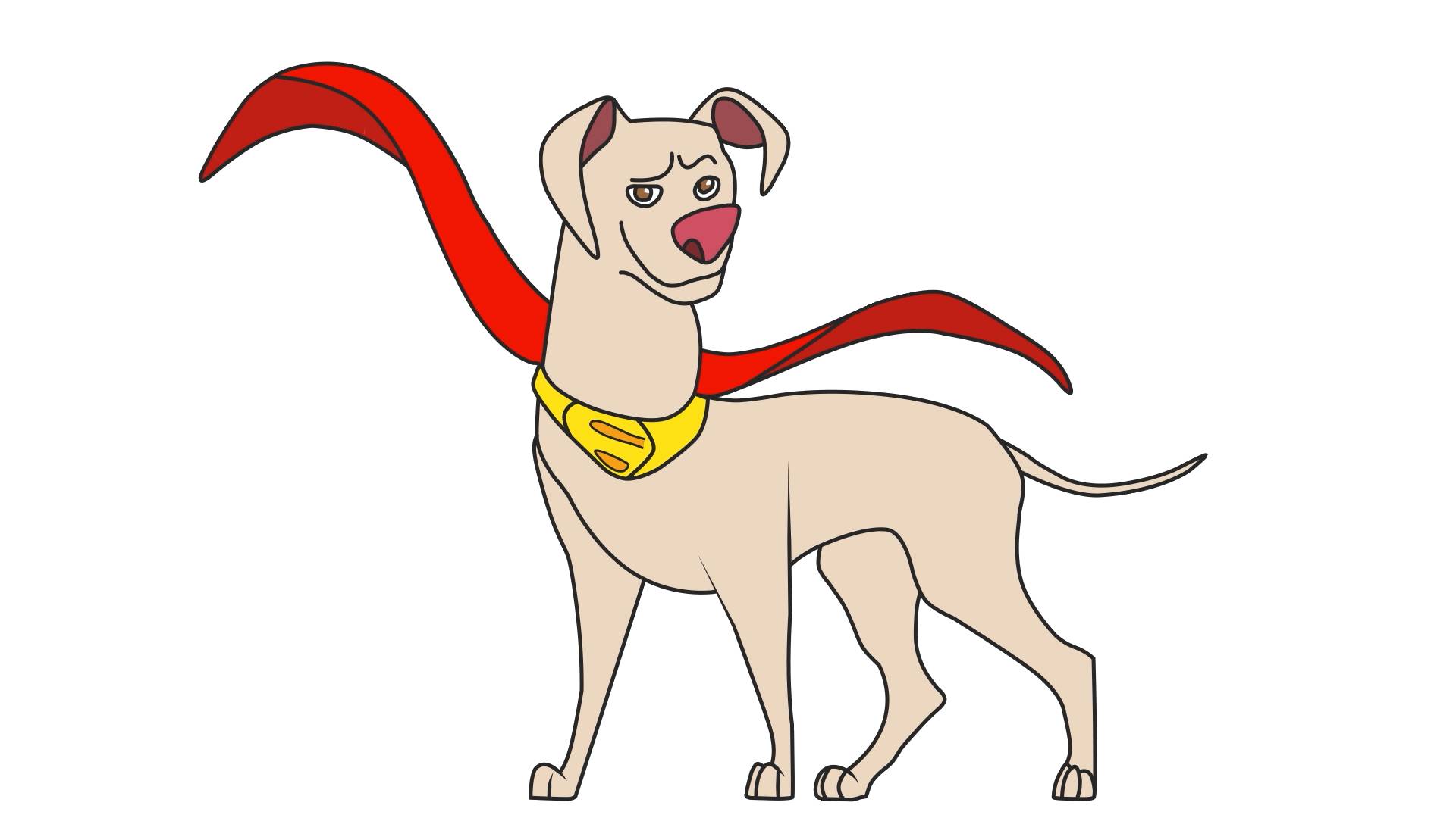 Как Нарисовать Собаку Крипто. Супер-Пес Крипто смотреть онлайн