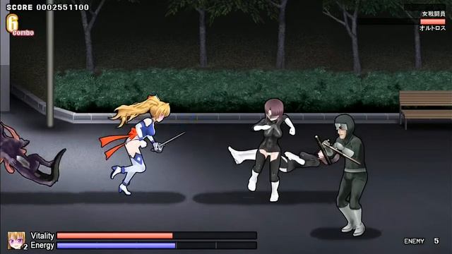 変幻装姫シャインミラージュ ステージ１ VeryHard プレイデモ