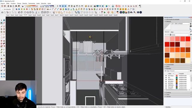 Como criar vidro jateado no V-ray 5 para Sketchup смотреть онлайн