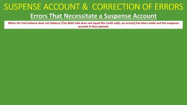 Correction of Errors and the Suspense Account | Explained with Examples смотреть онлайн