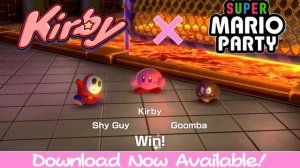 Kirby In Super Mario Party