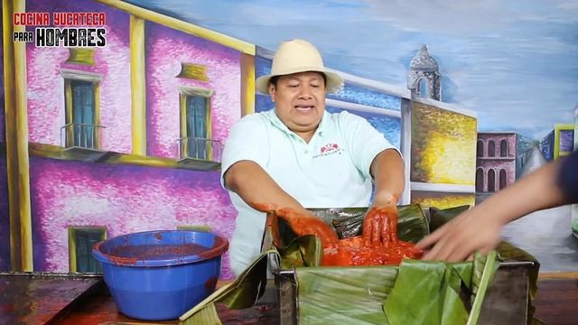 Cochinita Pibil Al Horno De Leña COMIDA YUCATECA TRADICIONAL | COCINA YUCATECA PARA HOMBRES