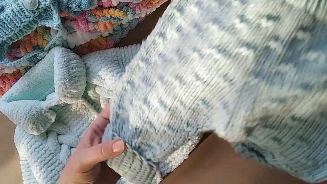 Представляю готовый комплект! #handmade #вязаниедлядетей #вязаниеспицами #комплектдляноворожденного