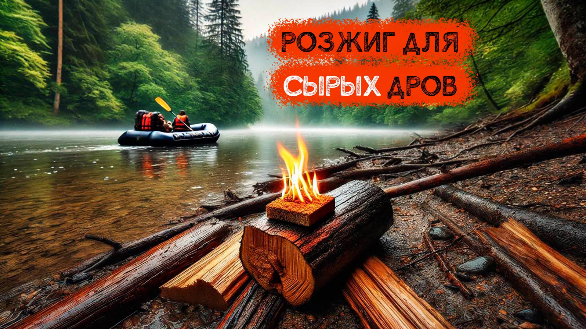 Всепогодный розжиг своими руками: мы разожгли костёр даже из мокрых дров! смотреть онлайн