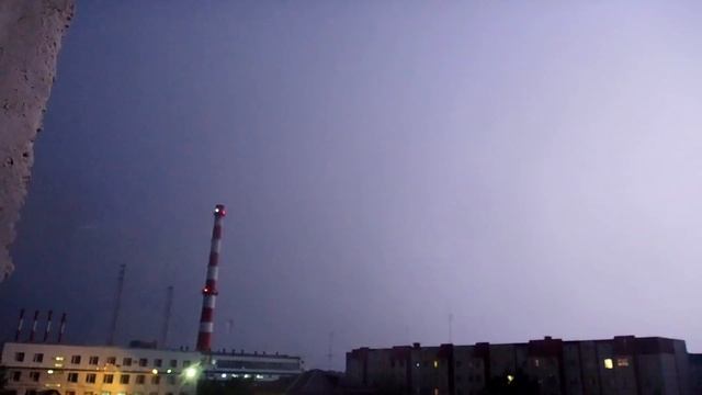 Когалым. Молнии #9 ночь