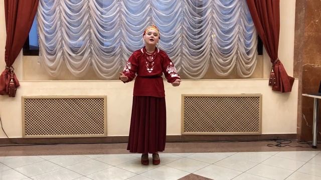 Олеся Тараненко (11 лет) поёт русскую народную песню «Ой, весна-красна» смотреть онлайн