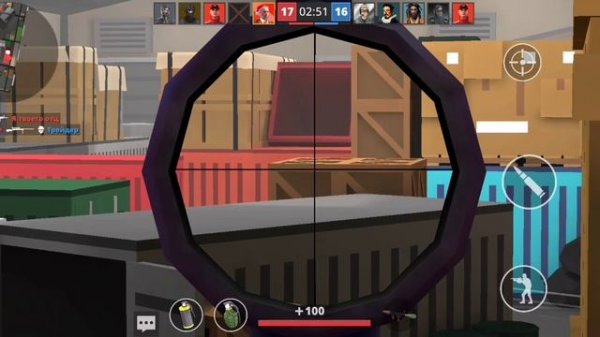 играем в POLYWAR в комадный режим без перезарядки