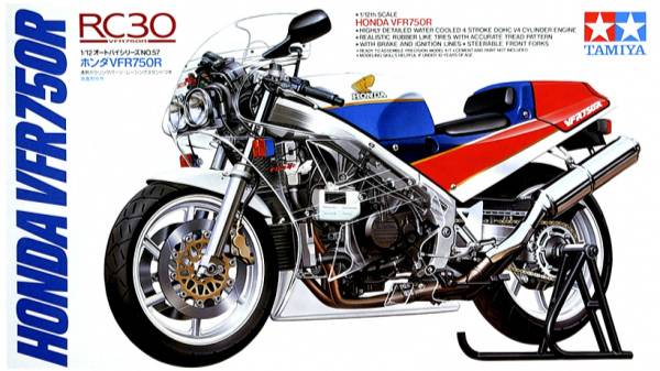 Распаковка Tamiya 1/12 14057 Honda VFR750R