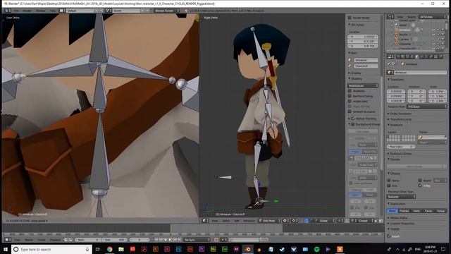 Character Rigging | Blender 2019 Tips for Beginners | TheNiceOne 3D смотреть онлайн