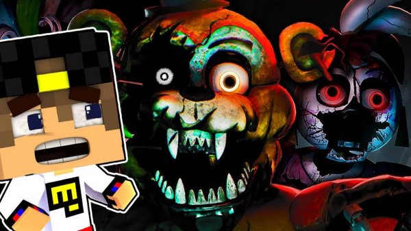 ЧТО БУДЕТ ЕСЛИ ОДЕТЬ МАСКУ АНИМАТРОНИКА ФНАФ РУИН в МАЙНКРАФТ ВИДЕО ТРОЛИНГ MINECRAFT FNAF Евгенбро