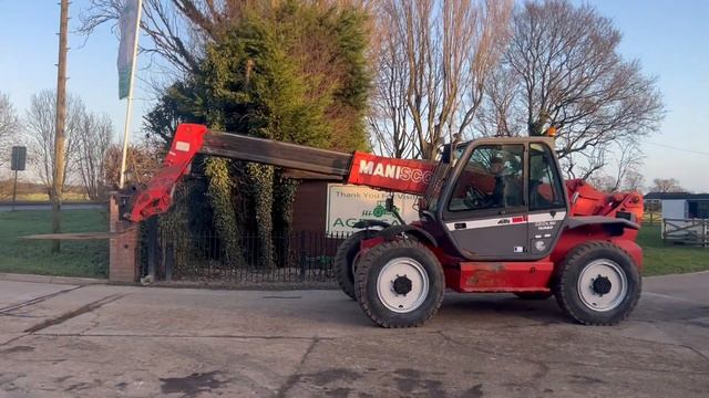 MANITOU MLT845-120 4WD TELEHANDLER C/W PALLET TINES смотреть онлайн