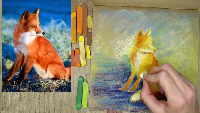 Путешествие по континентам рисуем лисичку. смотреть онлайн