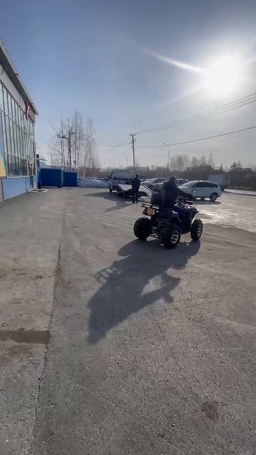 Выдача квадроцикла PROMAX ATV 250 MAX в мотосалоне X-MOTORS г. Тюмень смотреть онлайн