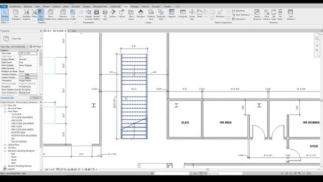 Revit Commercial Office - Interior Layout смотреть онлайн