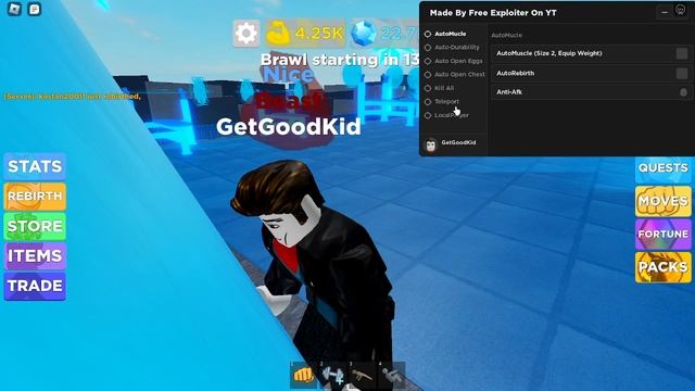 Muscle Legends script (Auto Farm, kill all, auto open eggs) смотреть онлайн