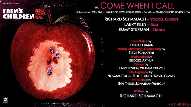 Eden's Children - (4/11) Come When I Call (1968, USA) {Jazz-Rock, Psych Rock}