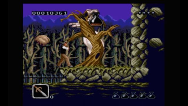 Super Nintendo (Snes) 16-bit Bram Stoker's Dracula Battle with Bosses