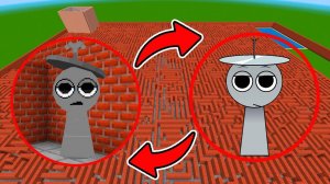 Я призываю НОВОГО Incredibox Sprunki в Maze Gmod Minecraft! Часть 20 | Incredibox Sprunki