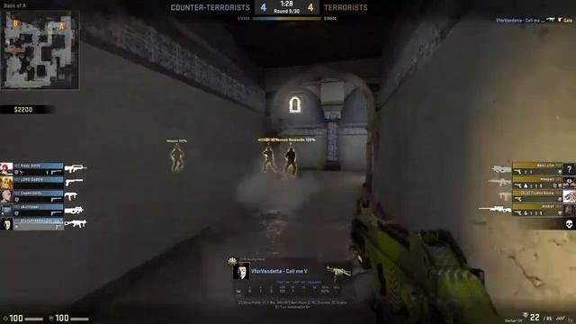 CS:GO, Dust 2, CT, Silver rank, StatTrak™ UMP-45 | Delusion, He missed me a lot смотреть онлайн