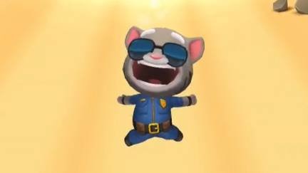 Офицер Том собирает золото Talking Tom Gold Run | Мультик бегалки для детей смотреть онлайн