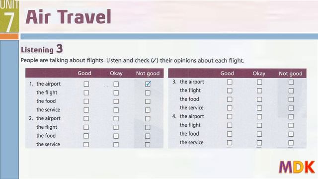 Tactics for Listening Third Edition Developing Unit 7 Air Travel смотреть онлайн