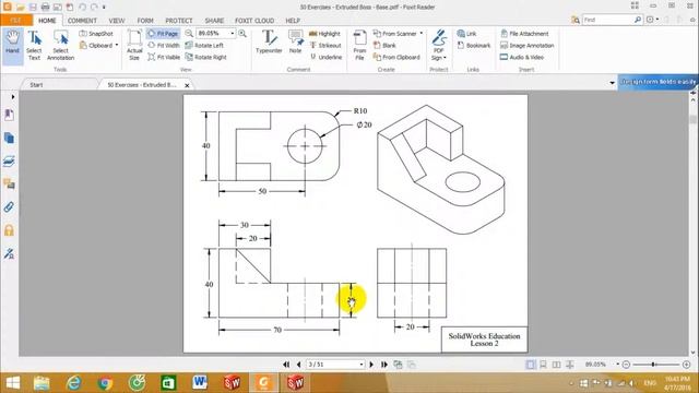 Bài 2: Học solidworks online cấp tốc смотреть онлайн