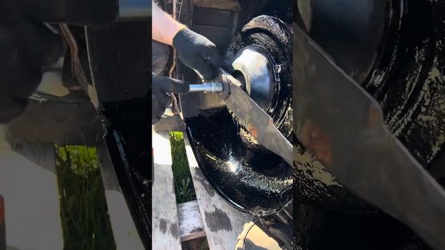 Газонокосилка Чемпион, небольшое техническое обслуживание перед сезоном. #газонокосилка #покос