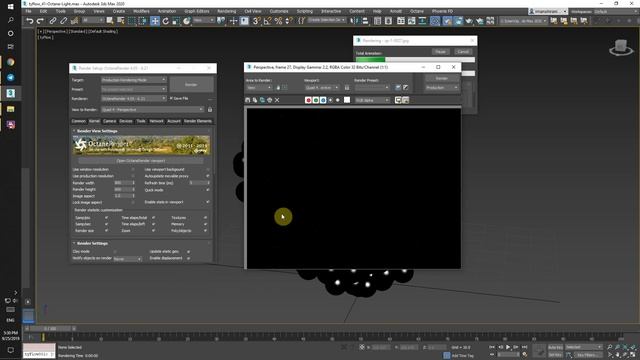 How to Render Frame By frame with Tyflow in Octane render. смотреть онлайн
