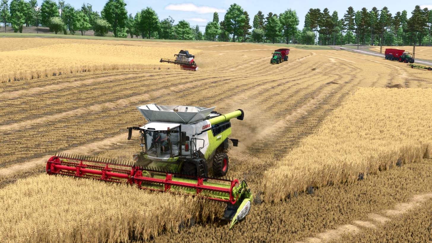 Farming Simulator 25 / Карта Zielonka / Уборка овса, Релакс Геймплей, Reshade смотреть онлайн