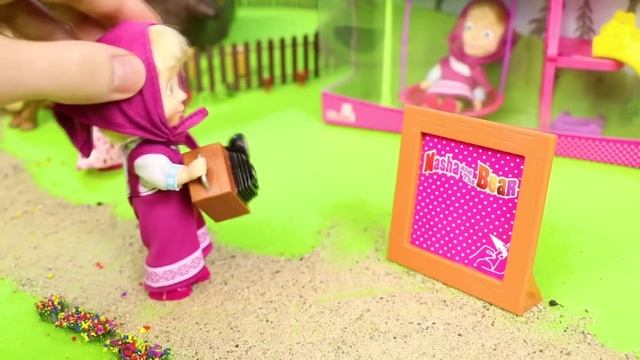 Игровой дом Маши и Медведя для малышей! 🏠🐻 Распаковка и обзор
