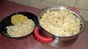 Жареный рис для рассыпчатой каши на курином бульоне