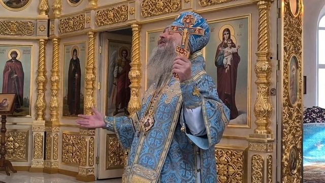 Проповедь митрополита Иоанна в престольный праздник Державной иконы Божией Матери в п. Медведево смотреть онлайн