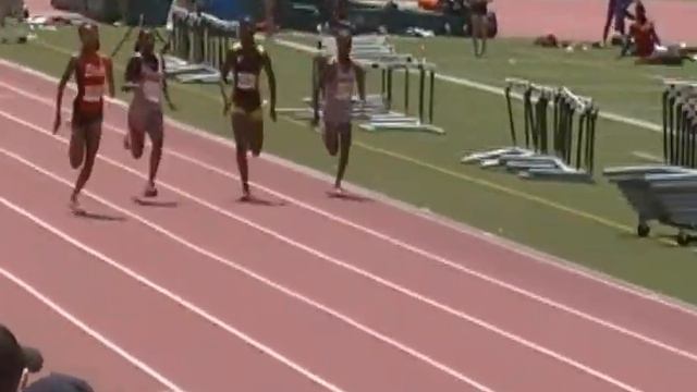 100m final Youth Girls USATF NJ Junior Olympic Track & Field Championships 2013 смотреть онлайн