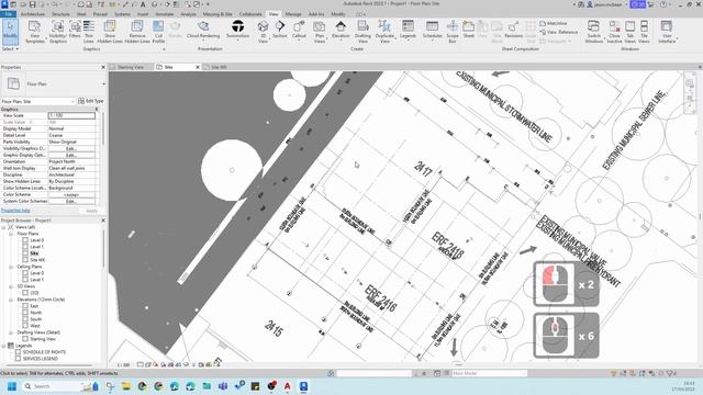 ESTABLISHING A SITE TYPOGRAPHY IN REVIT: смотреть онлайн